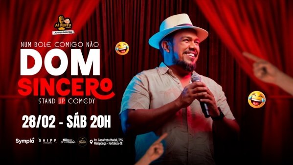 Imagem do evento Dom Sincero em NUM BOLE COMIGO NÃO | 28/Fev Sab 20h
