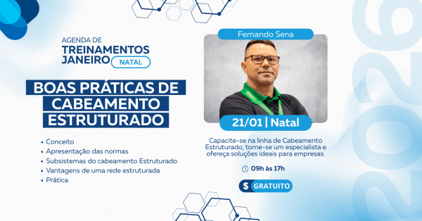 Imagem do evento Boas Práticas de Cabeamento Estruturado