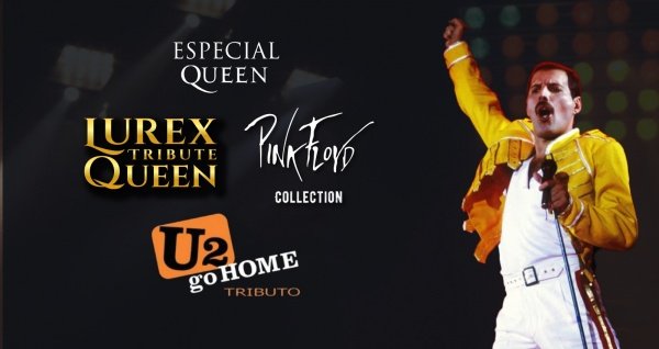 Imagem do evento 02.01 - Especial Queen: Lurex (Queen), Pink Floyd Collection e U2 Go Home