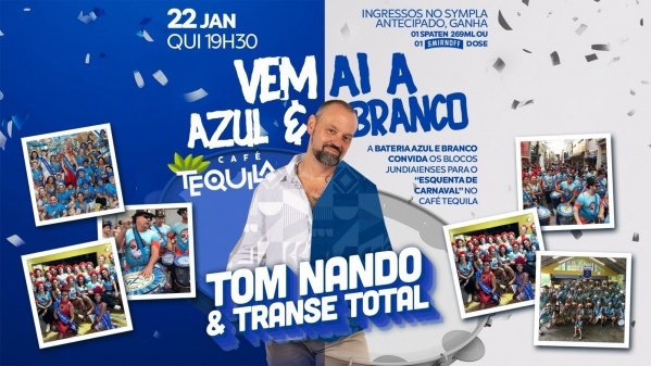 Imagem do evento Esquenta de Carnaval da Azul e Branco e Blocos convidados