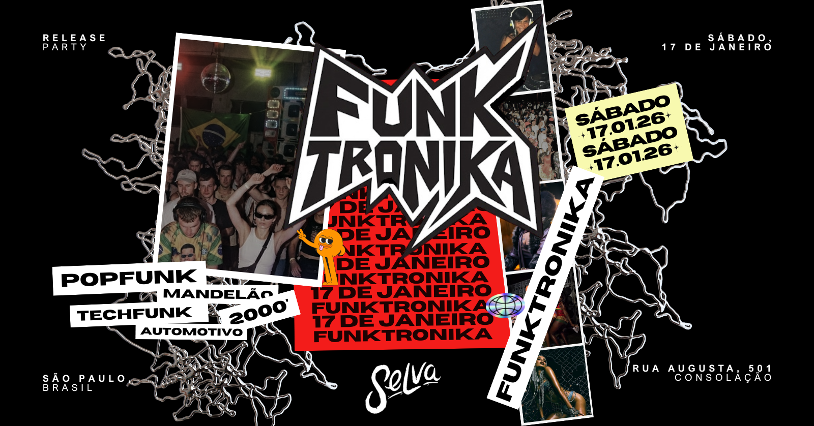 Funktronika | Pop, Funk, Remix | (Sábado | 17.01) em São Paulo