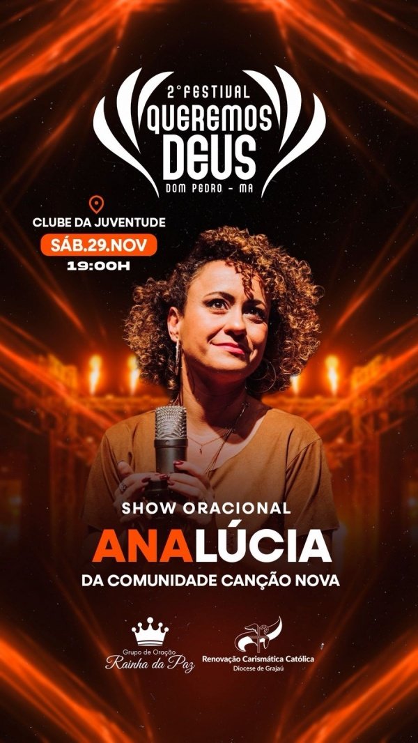 Imagem do evento II FESTIVAL QUEREMOS DEUS