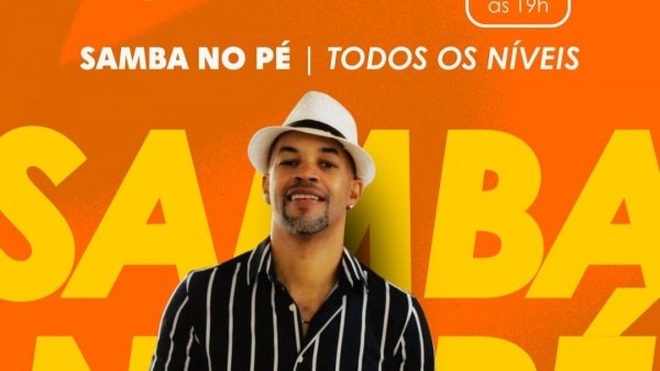 Imagem do evento Curso intensivo de Verão  - Samba no pé - prof  Jall Martins - sem nível