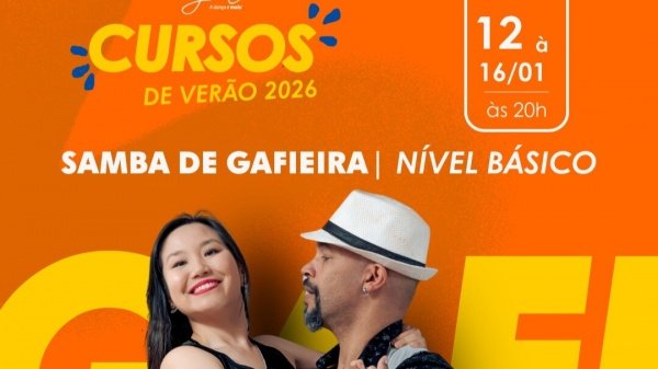Imagem do evento Curso Intensivo de Verão de Samba de Gafieira - prof Jall Martins - nível básico