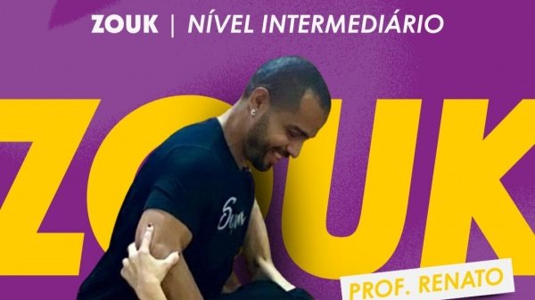 Imagem do evento Curso Intensivo de Verão de Zouk  - prof Renato Zóia - nivel iniciante