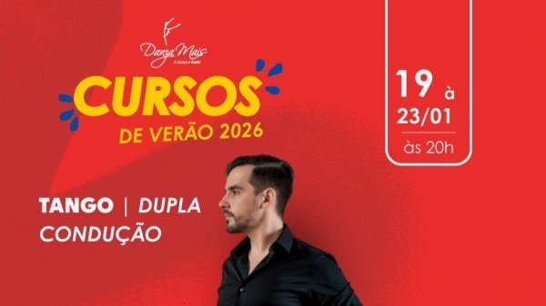 Imagem do evento Curso intensivo de Verão de Tango - Condução Compartilhada - prof Julian - sem nível