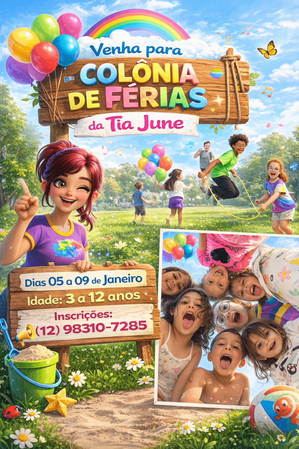 Imagem do evento Colônia de Férias Recanto