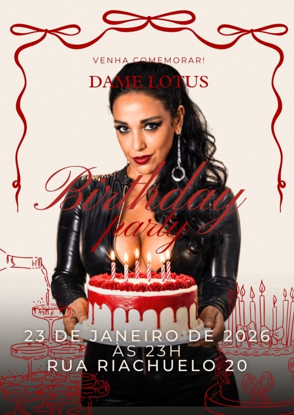 Imagem do evento Birthday Party "Dame Lotus" Dia 23 de Janeiro/2026