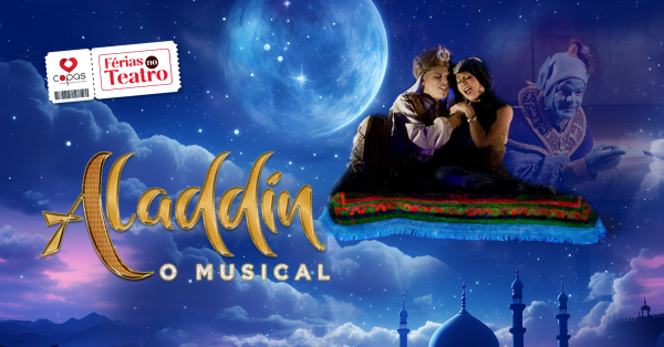 Imagem do evento ALADDIN 15/1 - 16H FÉRIAS NO TEATRO