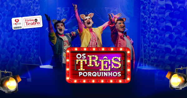 Imagem do evento OS TRÊS PORQUINHOS 30/1 - 16H FÉRIAS NO TEATRO
