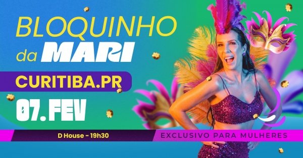 Imagem do evento Bloquinho da Mari CURITIBA