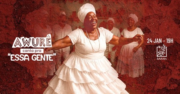 Imagem do evento Awurê canta pra Essa Gente