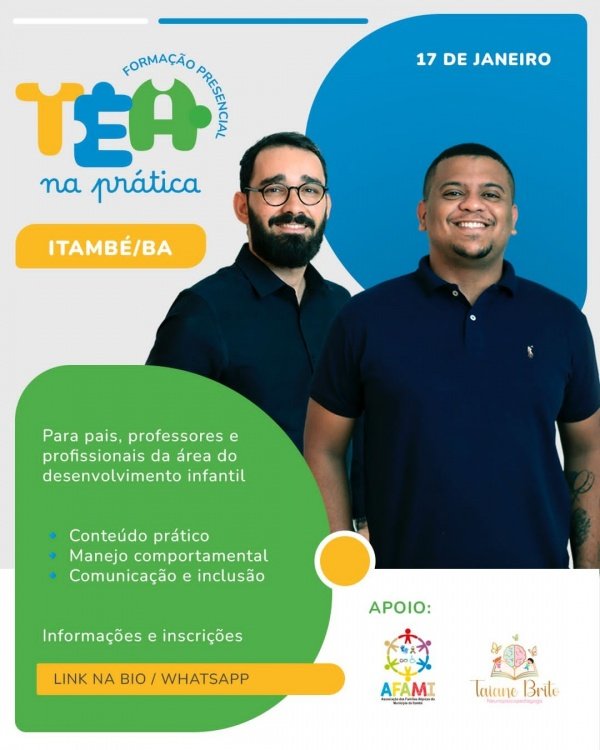 Imagem do evento TEA na prática Itambé
