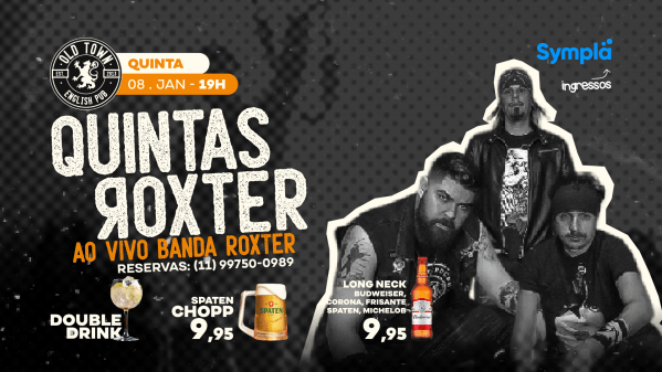 Imagem do evento Banda Roxter no Old Town 