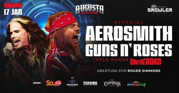 Imagem do evento Especial Aerosmith & Guns N Roses