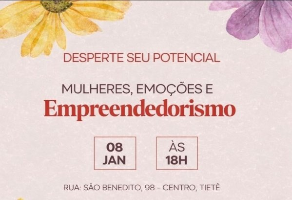 Imagem do evento DESPERTE SEU POTENCIAL  - Mulheres, Emoções e Empreendedorismo
