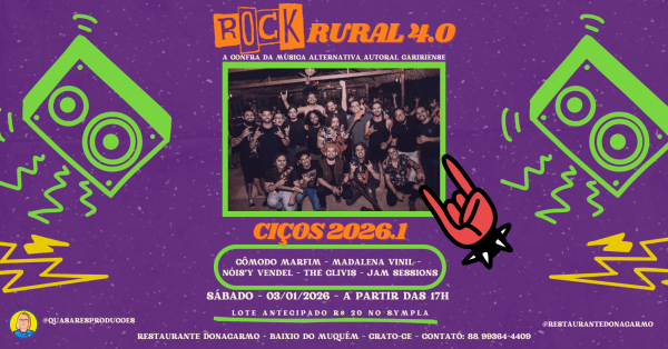 Imagem do evento Ciços 2026.1 - Rock Rural 4.0