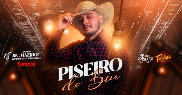 Imagem do evento BIU DO PISEIRO NO TELEBAR DOMINGO 18/01