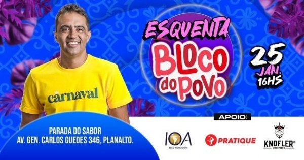 Imagem do evento Esquenta Bloco do Povo