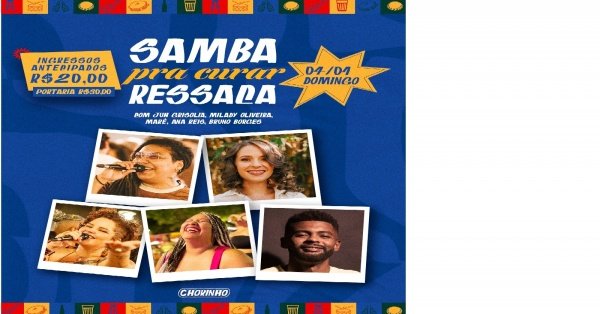 Imagem do evento SAMBA PRA CURAR A RESSACA
