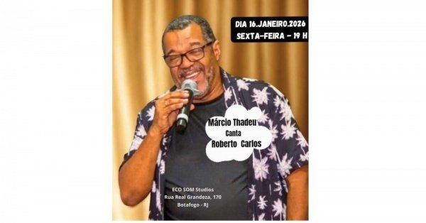 Imagem do evento Márcio Thadeu Canta Roberto Carlos