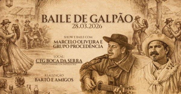 Imagem do evento BAILE DE GALPÃO