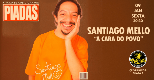 Imagem do evento Santiago Mello - A cara do povo