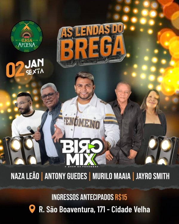 Imagem do evento DJ Biro Mix Convida As Lendas do Brega