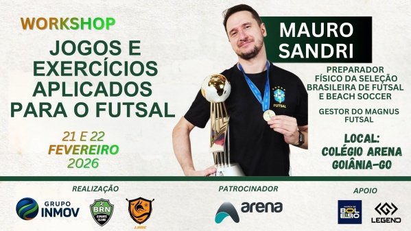 Imagem do evento WORKSHOP JOGOS E ATIVIDADES PARA O FUTSAL