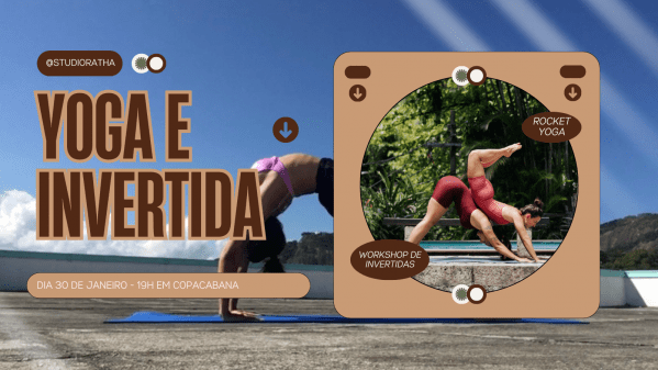 Imagem do evento ROCKET YOGA + WORKSHOP DE INVERTIDA