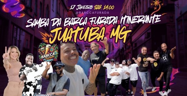 Imagem do evento JUATUBA - MG Samba da Barca Furada itinerante pela 1ª vez em Juatuba no espaço Pontilhão Beer