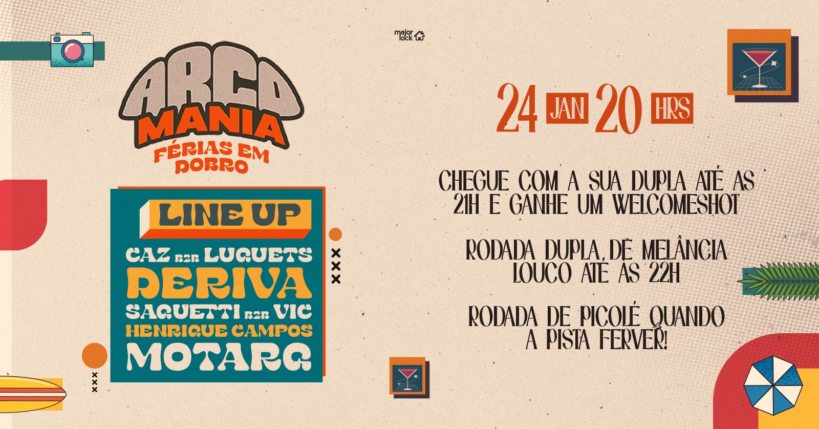 Arco Mania|24/01  Major Lock - Belo Horizonte, MG