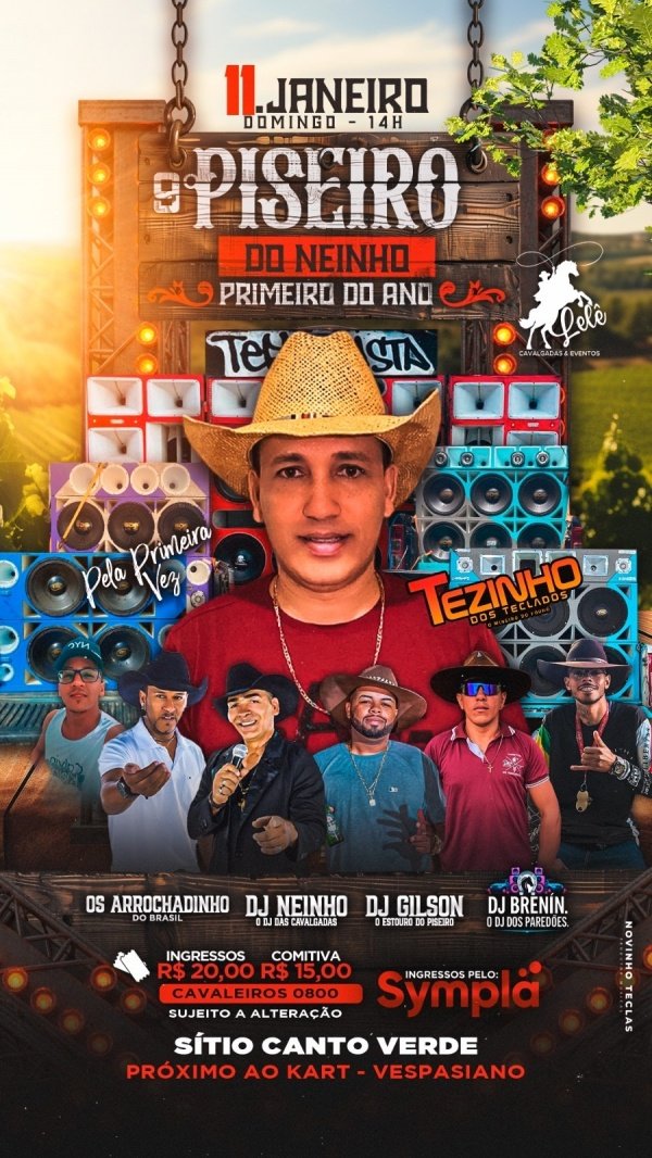 Imagem do evento 9º Piseiro do Neinho
