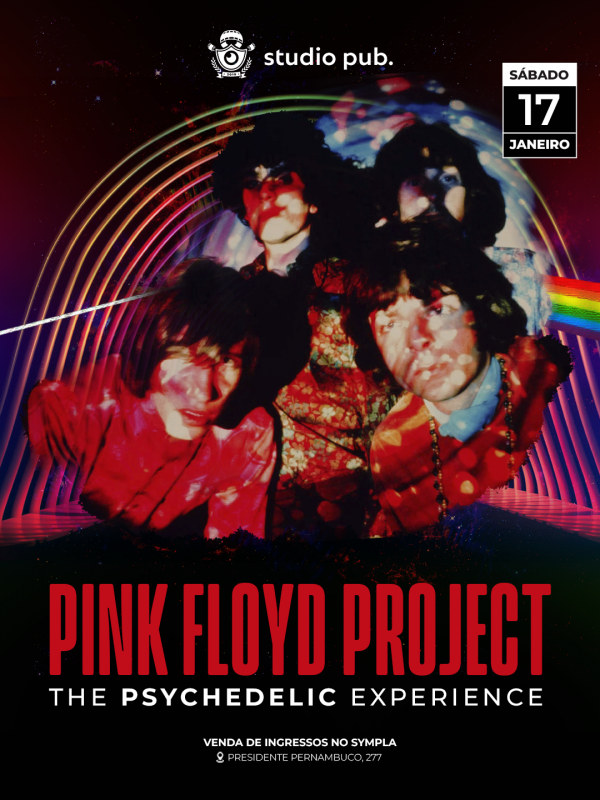 Imagem do evento PINK FLOYD PROJECT | The Psychedelic Experience @StudioPub 17/01