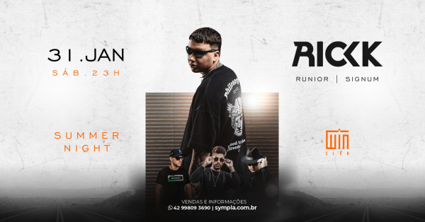 Imagem do evento RICkk SUMMER NIGHT