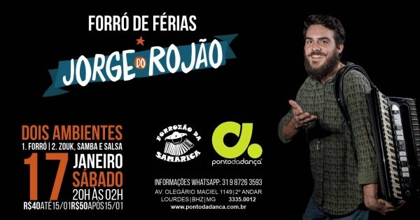 Imagem do evento Forró de Férias - Jorge do Rojão