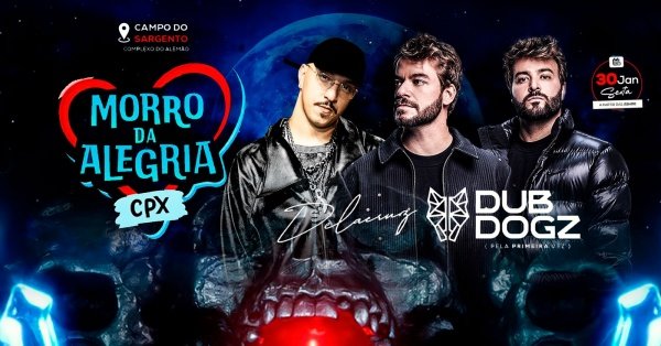 Imagem do evento DUB DOGZ + DELACRUZ - AREA VIP OPEN BAR