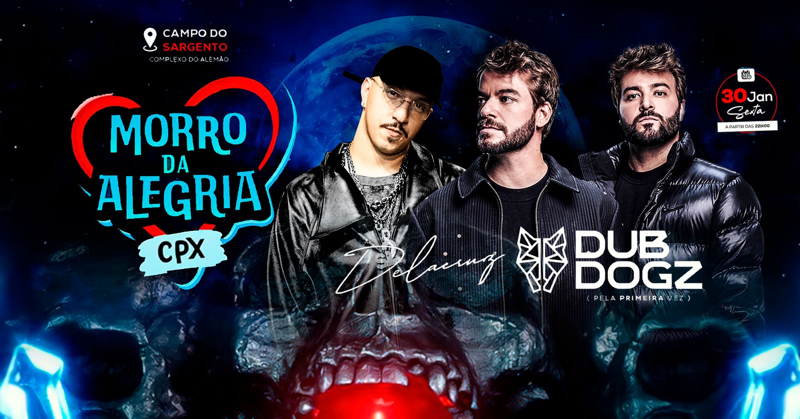 DUB DOGZ + DELACRUZ - AREA VIP OPEN BAR - Rio de Janeiro, RJ