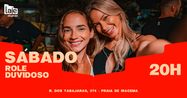 Imagem do evento Rolê Duvidoso - Sábado da Laje
