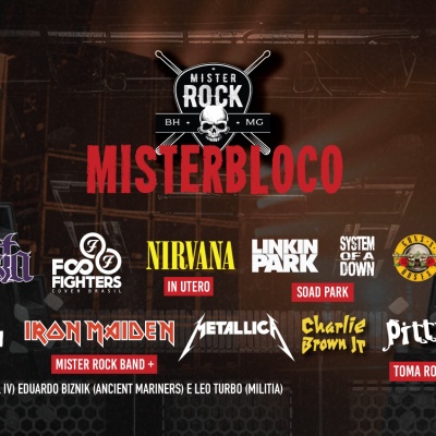 10/01 - Misterbloco: Pesta, Iron Maiden, Metallica, Linkin Park