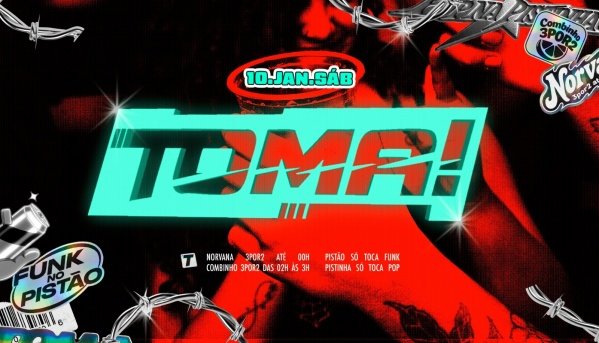 Imagem do evento TOMA! :: POP & FUNK :: 10.01 @CUCKO