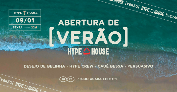 Imagem do evento ABERTURA DE VERÃO DA HYPE