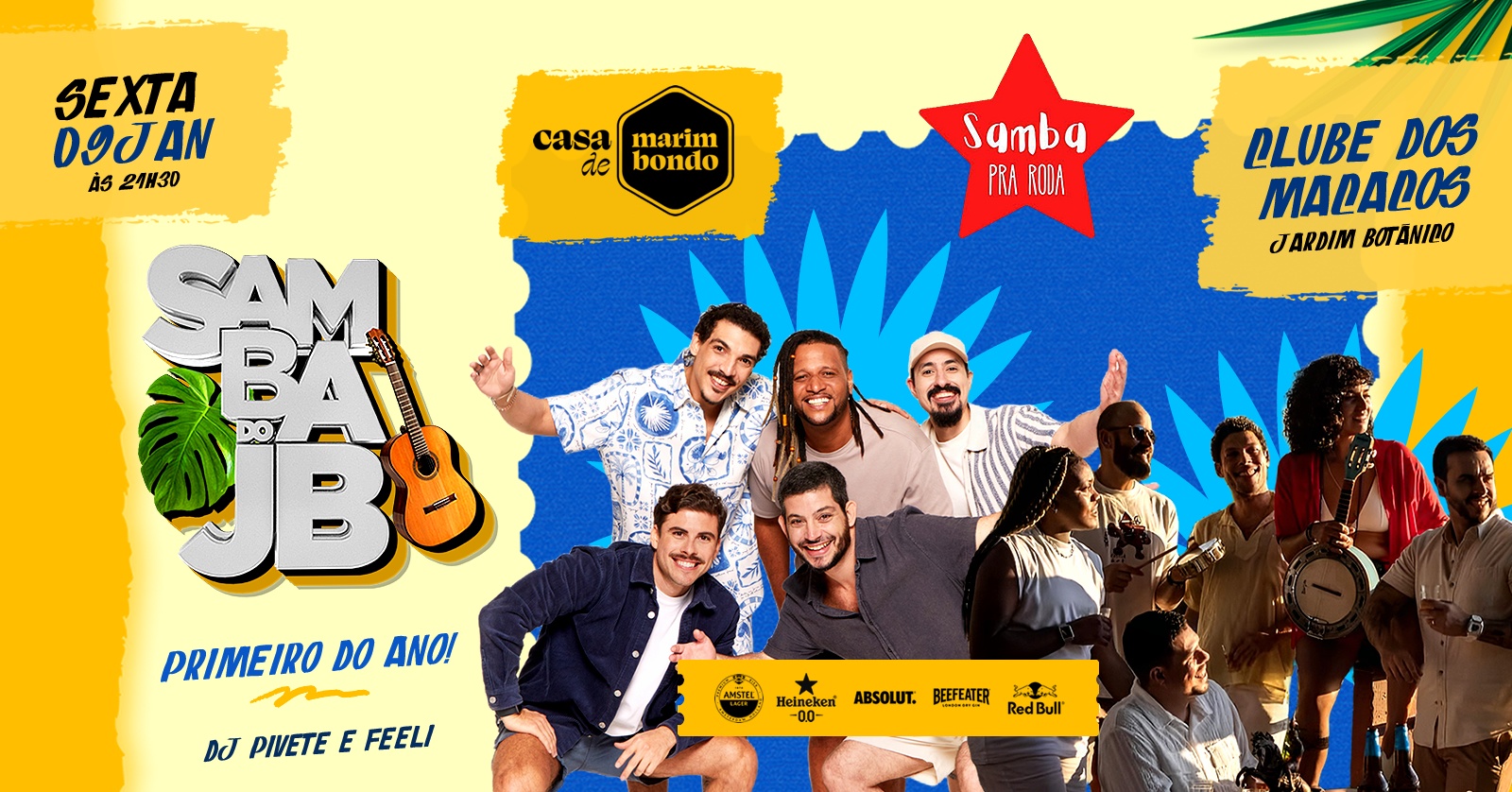 Samba do JB | Casa de Marimbondo + Samba pra Roda + 1H Open Cerveja* @ Jardim Botânico - RJ