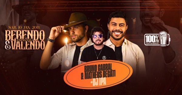 Imagem do evento Bebendo e Valendo - 100% Conveniência (Três Pontas)