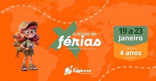 Imagem do evento Colônia de Férias Universo Explorer Janeiro 26