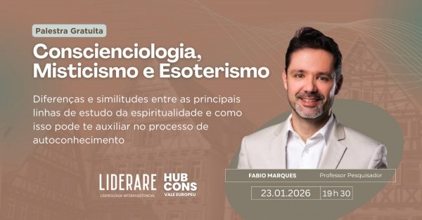 Imagem do evento Palestra Gratuita: Conscienciologia, Misticismo e Esoterismo