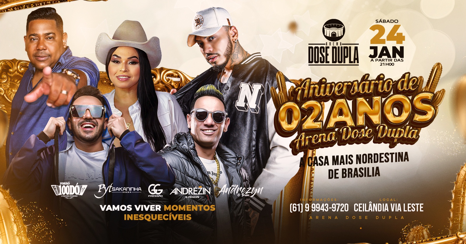 Aniversário 2 Anos - Arena Dose Dupla - Brasília, DF