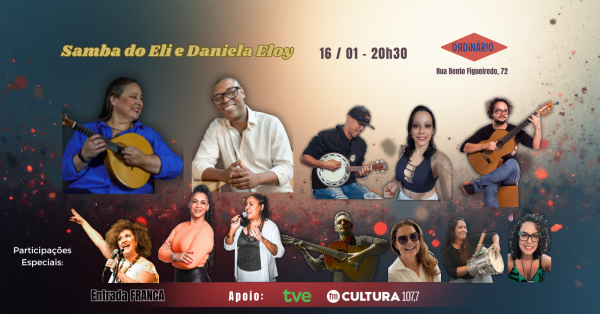 Imagem do evento Samba do Eli e Daniela Eloy