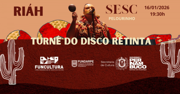 Imagem do evento RIÁH - SHOW DO DISCO RETINTA