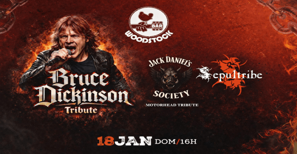 Imagem do evento Bruce Dickinson Tribute  - Jack Daniels Society (Motorhead Tribute) - Sepultribe